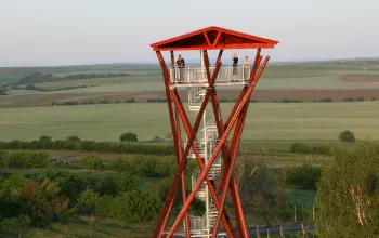 The Slunečná lookout tower in Velké Pavlovice