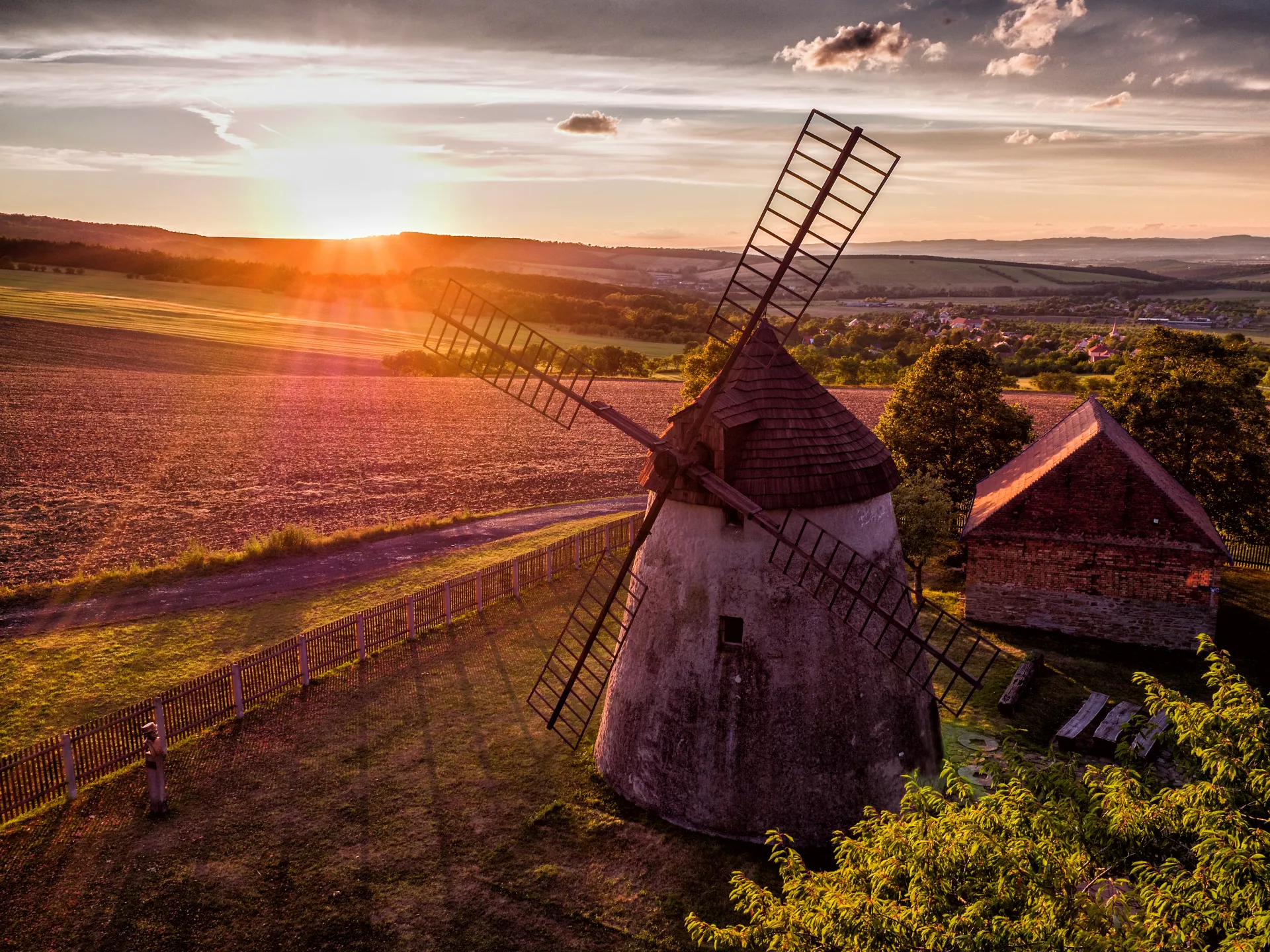 Windmill in Kuželov